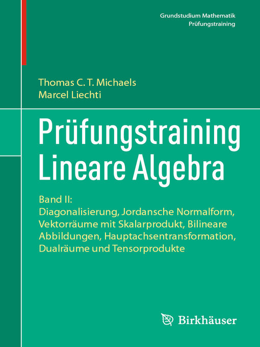 Title details for Prüfungstraining Lineare Algebra by Thomas Michaels - Available